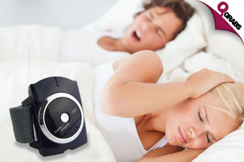 For QR59 Sleep Better with an Anti-Snoring Wristband! (QR120 Value)